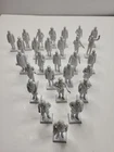 MARX Toys Plastic U.S. Presidents - Unpainted Lot of 28 figures 1.5"