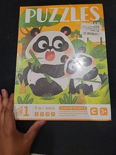 Leveled Puzzles Step 1 Book for Kids Ages 3 4-in-1