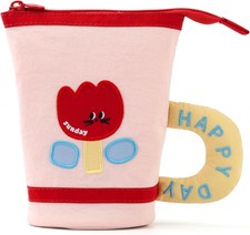 Kawaii Standable Pencil Case Cup Shaped Cute Pen Bag Pouch Stationery Organizer