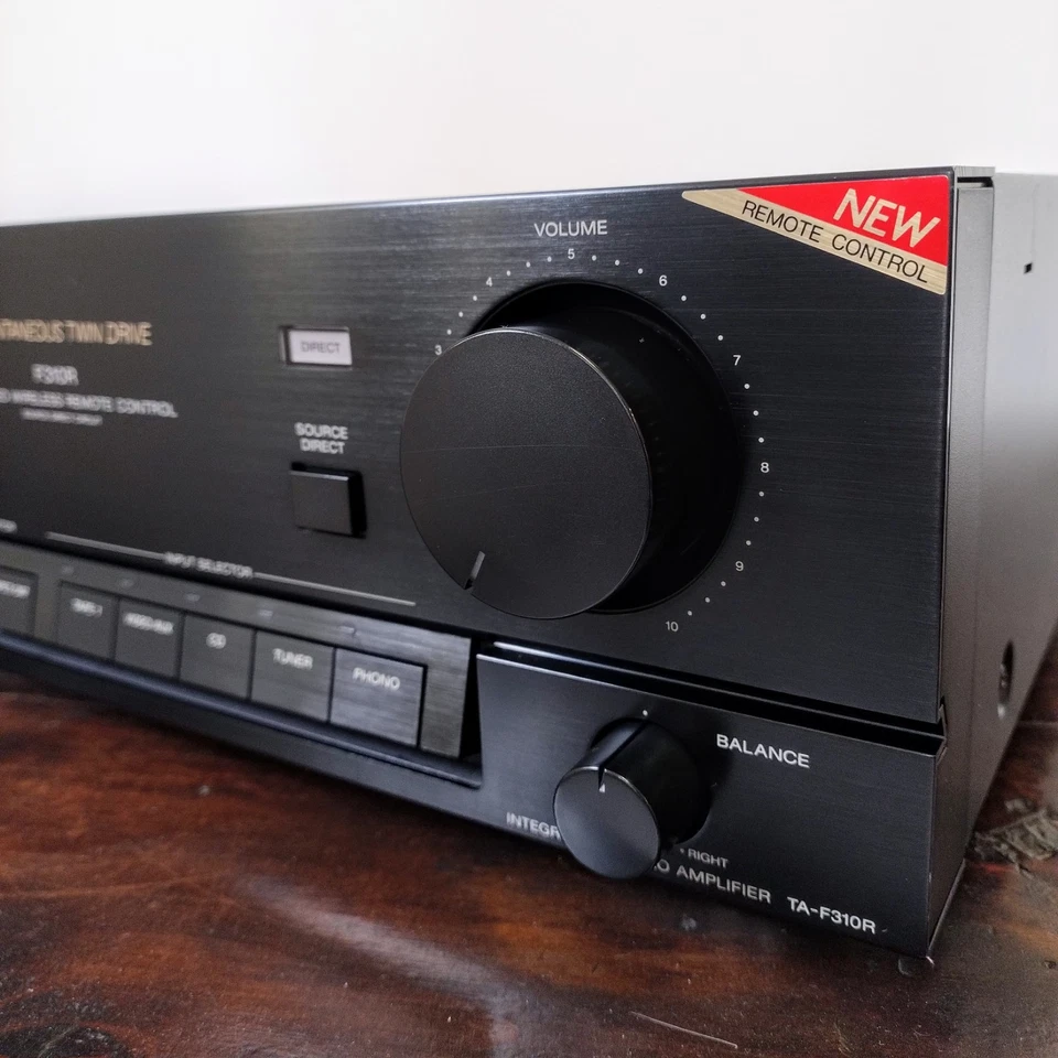SONY TA-F310R AMPLIFICATORE STEREO, MADE IN JAPAN 1989, TELECOMANDO, FUNZIONANTE - Immagine 4 di 4