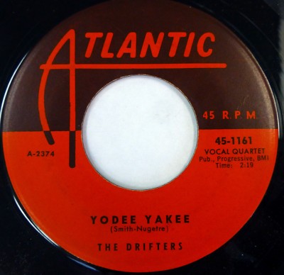 The Drifters 7'' 45RPM Single 45 Yodee Yakee/I Know Atlantic Doo Wop VG+ ws1171