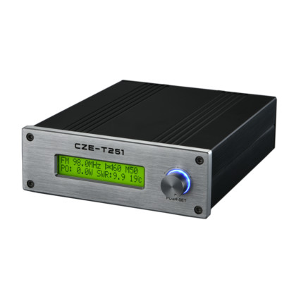 Professional CZE-T251 25W FM transmitter stereo broadcast