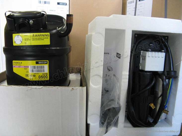 230V 50Hz compressor Secop GS26CLX 107B0500 Danfoss R404a R507  1 1/4 HP - Image 3 of 3