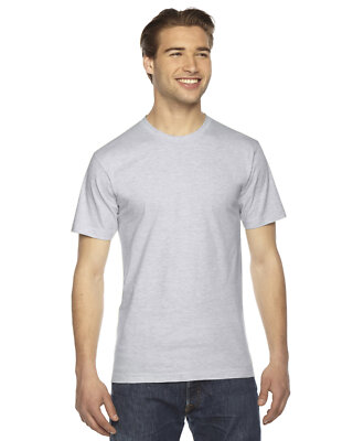 American Apparel Unisex Fine Jersey Short Sleeve Stylish Plain T Shirt 2001