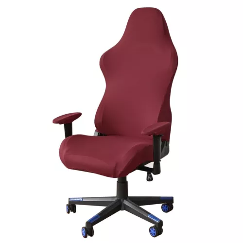 Funda de asiento para sillón de computadora Cubierta de silla para juegos de oficina Sillas de computadora Funda antideslizante - Imagen 40 de 47