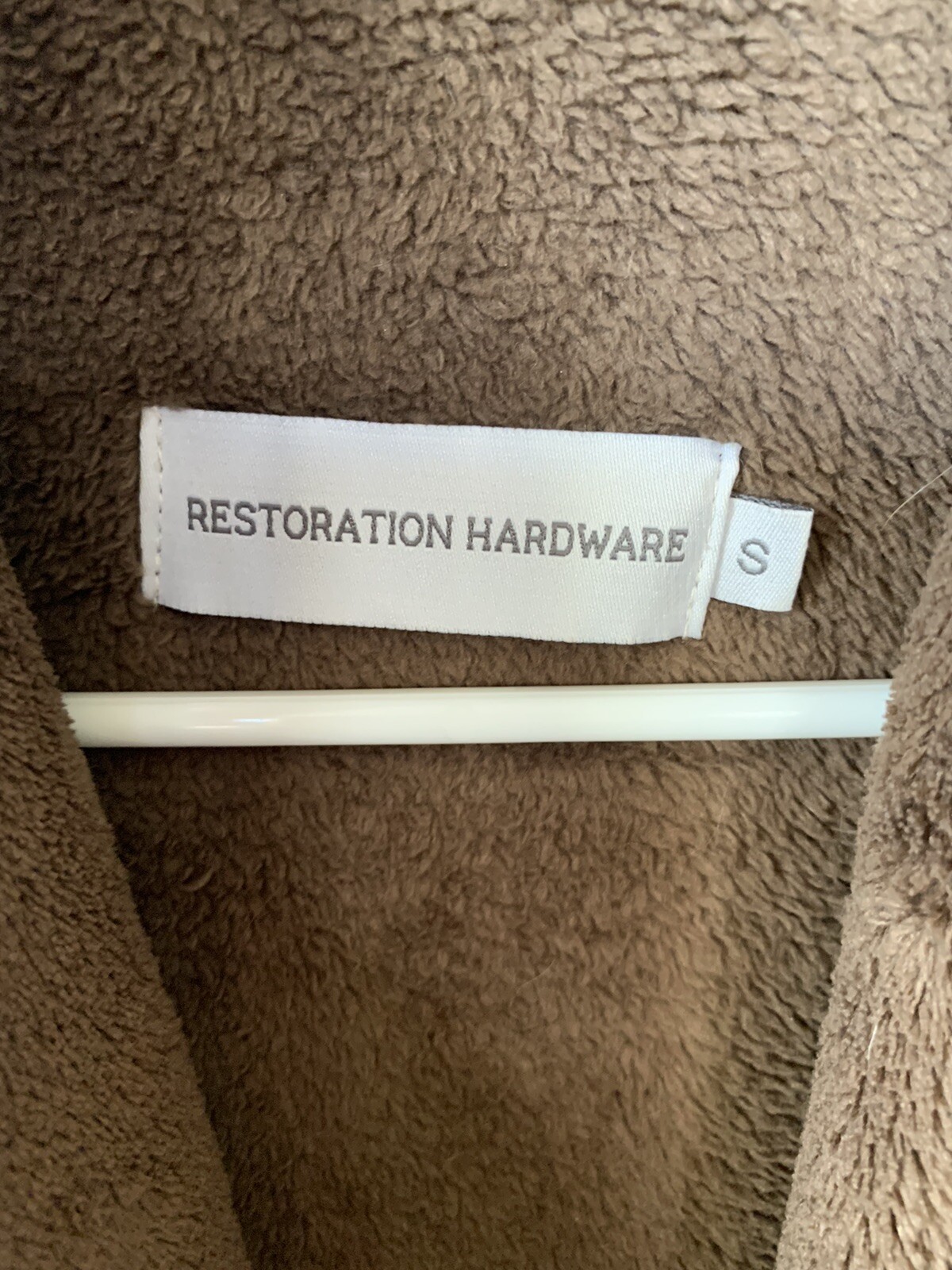 RESTORATION HARDWARE Turkish Terry Robe Chocolate Bro… Gem