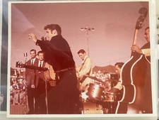 RARE ELVIS Presley Photo Original  8X10  Jimmy Velvet Stamped Reverse V003
