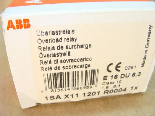 New ABB E16DU-6.3 Electronic Overload Relay 1.9-6.3 A Fast Ship 1PCS #DC - Picture 2 of 4