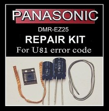 U81 error code repair kit DMR-EZ25 Panasonic dvd recorder fault inc MD5001t