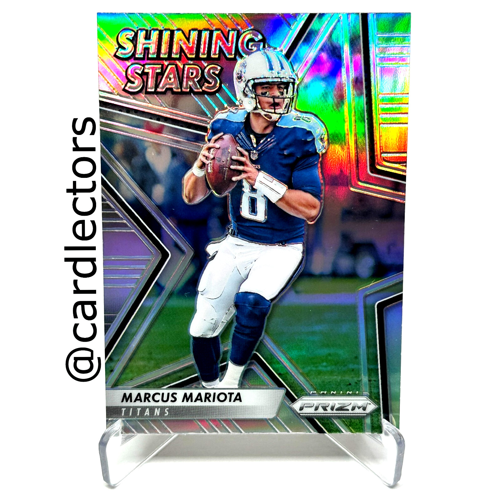 2016 Panini PRIZM Football MARCUS MARIOTA Shining Stars #18 Silver PRIZM TITANS