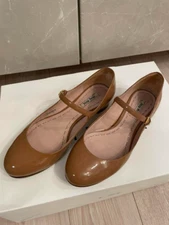 Miu Miu Round Toe low-heeled Pumps Mary Jane brown size 35 / US 4 No Box