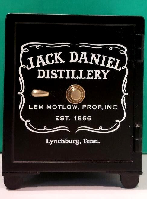 JACK DANIELS OFFICE SAFE -- Limited Replica Piggy BANK -- -- NEW in BOX with COA