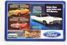 FORD METAL PLATE - MERCURY 1965-1971