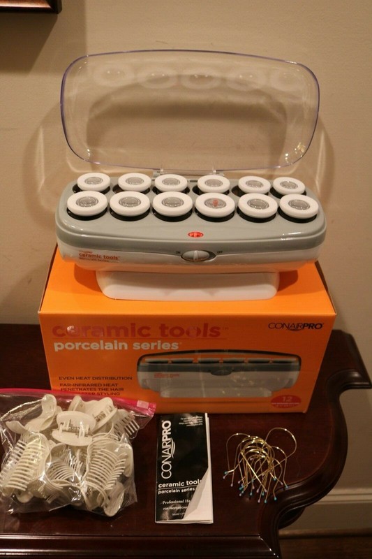 ConairPro Ceramic Tools Porcelain Series Electric Hair Rollers
