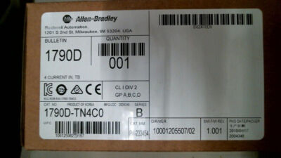 1790D-TN4C0 INPUT ANALOG CURRENT BASE BLOCK SER.B 1790DTN4C0 New PLC 1PC US