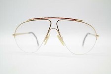 Vintage UVEX Sportstyle 5002 Gold Copper Half-Frame Glasses Eyeglass Frame NOS
