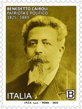 REPUBBLICA 2025 - 200º anniversario della nascita di Benedetto Cairoli (NUOVO)