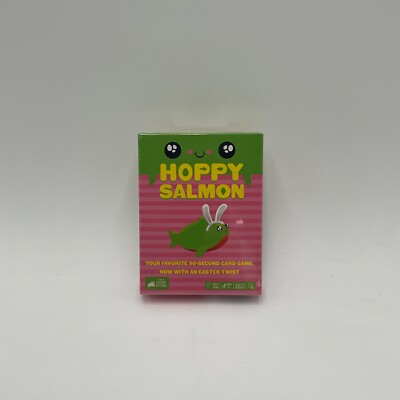 Hoppy Salmon Family Party Action Card Game Easter Version Card Game Fun  SL