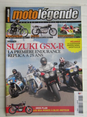 MOTO LEGENDE N°213 /dossier SUZUKI GSX-R / BMW ISDT/ BSA monos