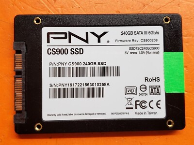 ⭐️⭐️⭐️⭐️⭐️ SSD PNY SSD7SC240GCS900 SATA III Laptop 240GB Solid State  Drive