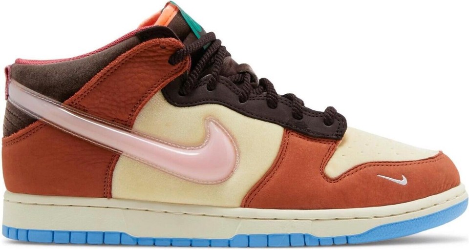 Nike x Social Status Pink and Brown Sneakers sz 6 men 7.5 women’s Social Status X Dunk Mid  main image 4