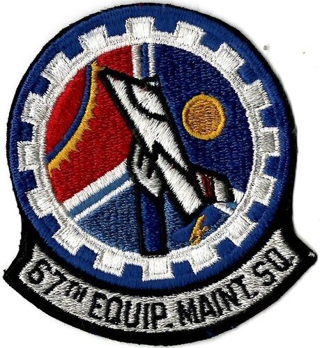 USAF 67th EQUIPMENT MAINTENANCE SQUADRON MILITARY PATCH