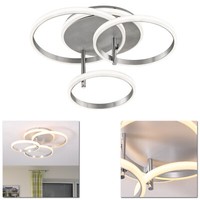 Led Deckenleuchte Deckenlampe 4Flammig Modern 34,5W Design Leuchte Lampe