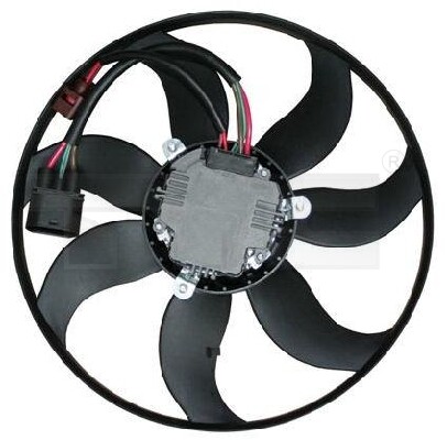 NEW RADIATOR COOLING FAN MODULE UNIT FOR VW SKODA SEAT AUDI JETTA IV 162 163 AV3 - Picture 2 of 7