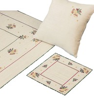 Plauner Spitze 3.7 X 22.6 Cm Christmas Lace Jingle Bells Linen Table Runner Plauner Spitze 3.7 X 22.6 Cm Christmas Lace Jingle Bells Linen Table Runner