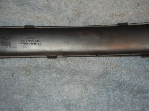Saab 9-3 2003 - 2007 Bumper Molding Left Front 12787999 XL15 - Picture 11 of 15