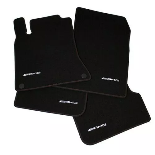 Original AMG Floor Mats Black Red Cut A Class W176 Mercedes Benz