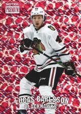 Lucas Carlsson #PP-31 2020-21 Skybox Metal Universe Premium Prospects Red 34/50