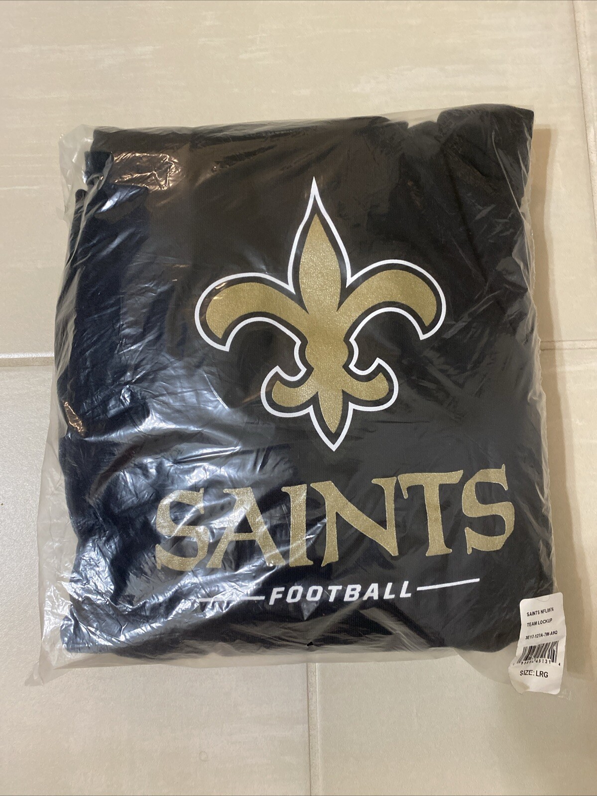 Men's New Orleans Saints Fanatics Branded Black Team Lockup Pullover