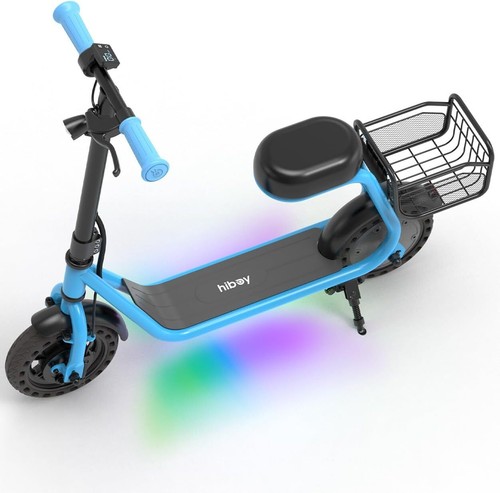 Hiboy Electric Scooter for Kids Ages 4-8 with Seat 3-Speed 9.3 MPH 5 Miles Range - Picture 8 of 9