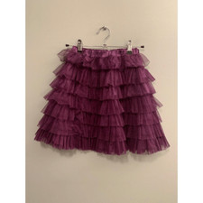 Girls Ruffle Purple Skirt