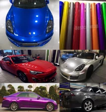 Metallic Glossy Vinyl Ultra Candy Gloss Car Wrap Graphics Sticker Bubbles Free