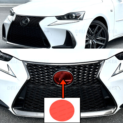 For 2017-2020 Lexus IS PreCut RED Tint Overlay Decal Vinyl Compatiable ...