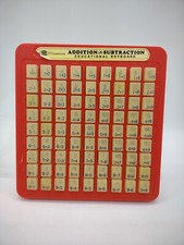 Vintage Educational Keyboard Addition Subtraction Push And Learn Homeschool Tool