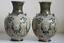 thumbnail 6  - Superb Pair Doulton Lambeth Stoneware Vases By Frank A.Butler - c.1886