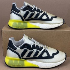 Size 7.5 - adidas ZX 2K Boost Futureshell White Acid Yellow for