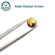 Brand New Original RADO Diastar Crown ETA 2836/2 Watch Spare Parts Gold Plated
