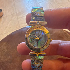 Women s Analog Wristwatch Abalone Shell Dial ...