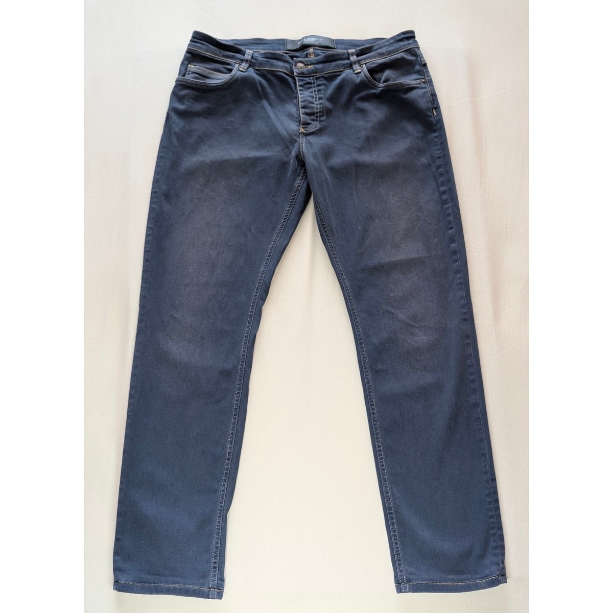 DOLCE & GABBANA ホワイト ストレートデニム 14 サイズ44 Dolce&Gabbana 14 Gold Jeans Men IT 54 US 38 Navy Blue Slim