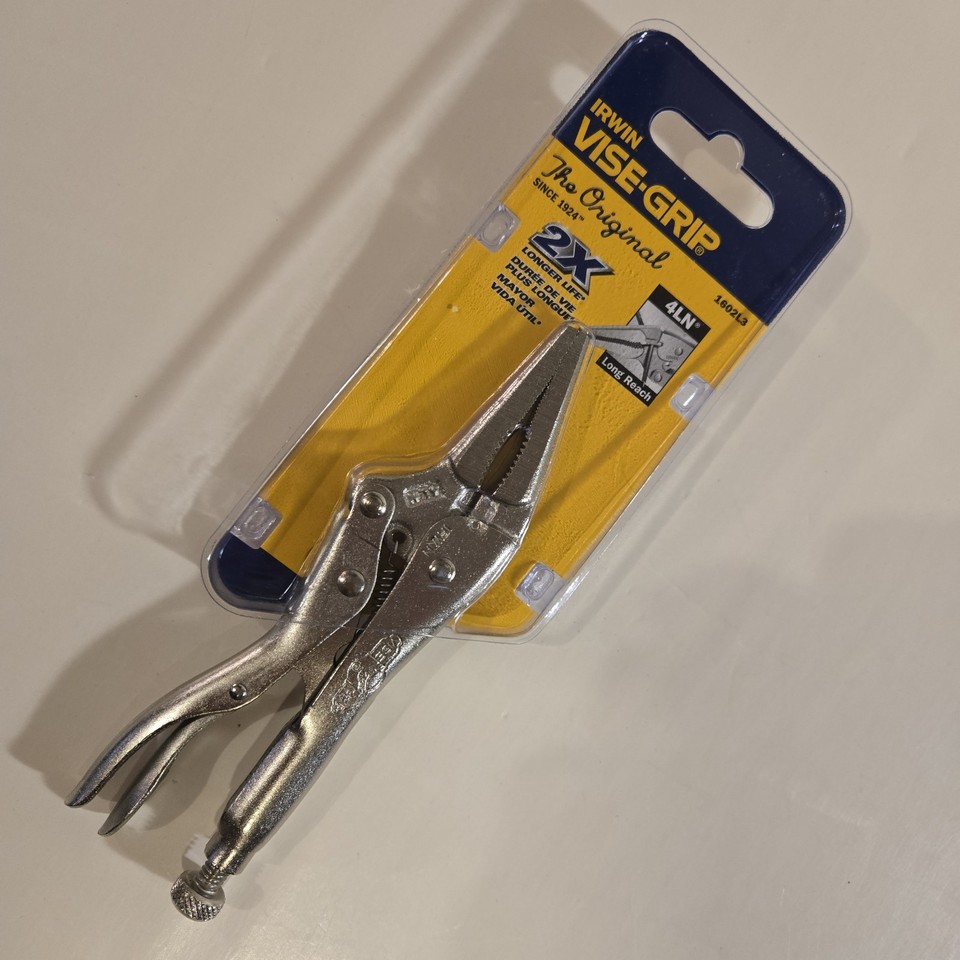 IRWIN VISE-GRIP Locking Pliers,Plain Grip,4 In. L (4LN - Foto 3
