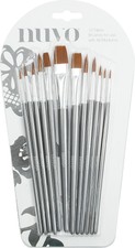 Nuvo Paint Brushes-12/Pkg