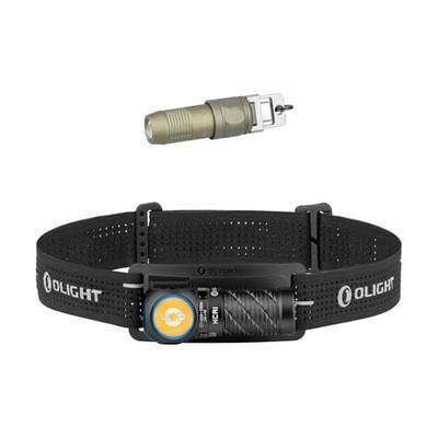 OLIGHT Perun 3 Mini Headlamp 920 Lumens LED Head Flashlight Bundle with...