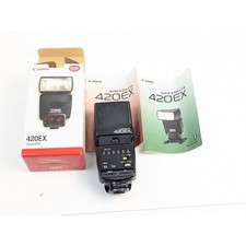 Canon Speedlite 420EX E TTL Flash for EOS Cameras with Box