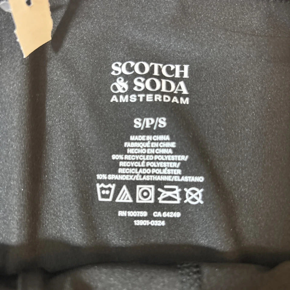 Scotch & Soda Active Stretch Boxer Black Brief Sz S - Image 4 of 4