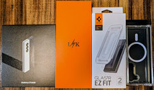 Samsung Galaxy Fold 6 Box With Accessories, Screen Protectors, And Silicone Case