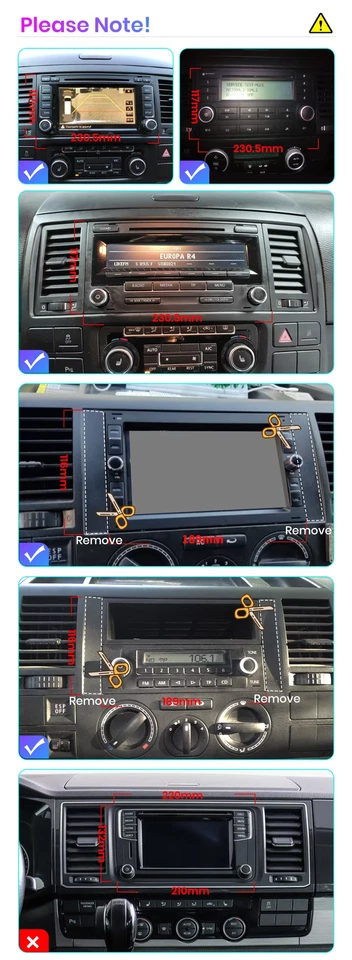 +DAB Für VW T5 Multivan Transporter SWC BT Autoradio CarPlay Navi WINCE CD DVD - Bild 3 von 4